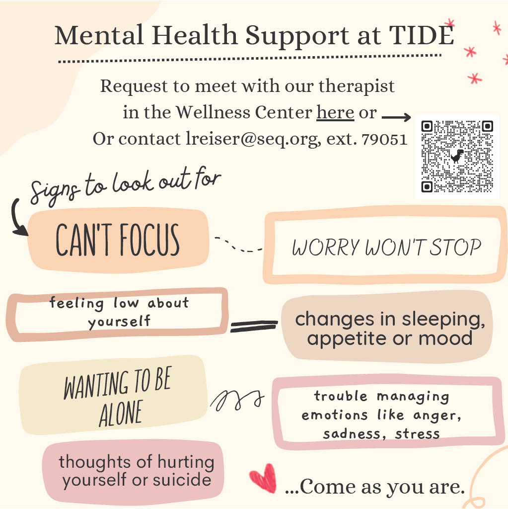 Mental Health Support at TIDE