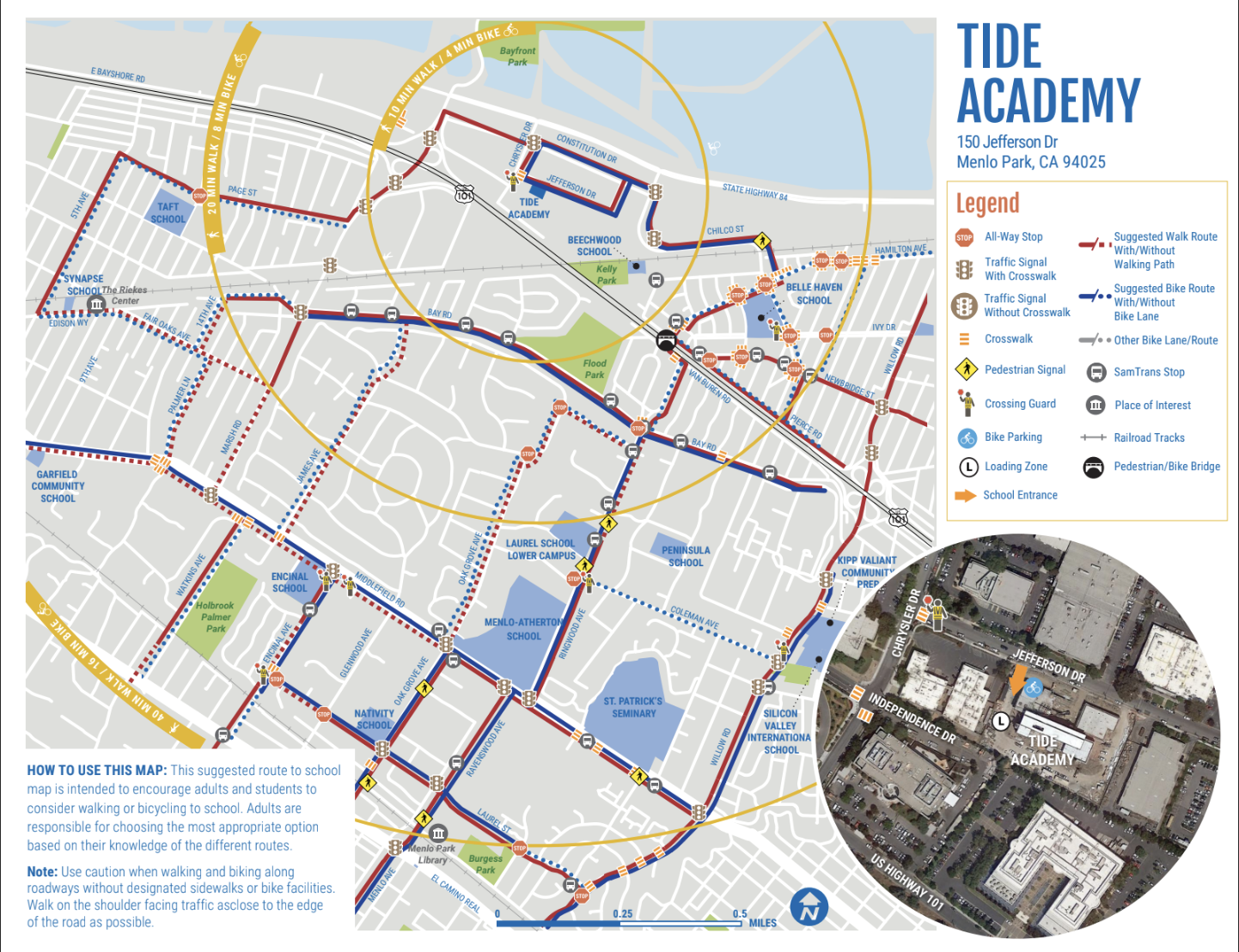 TIDE Suggested Safe Routes to School