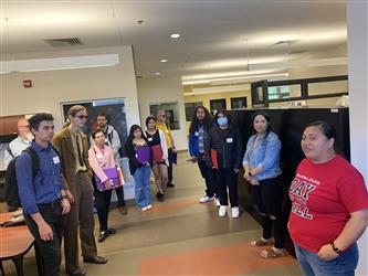 Our students exploring the Foothill College Library