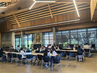 Our students exploring the resources at Foothill College